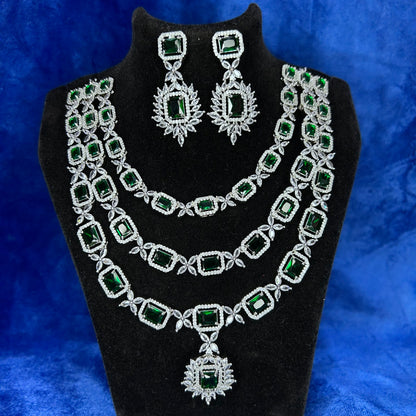 Indus Kiara 3 layer Icon Necklace set